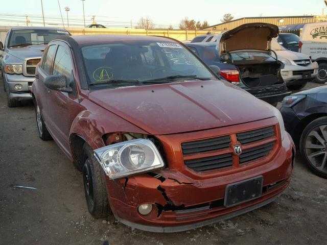 1B3HB48B47D351136 - 2007 DODGE CALIBER SX ORANGE photo 1