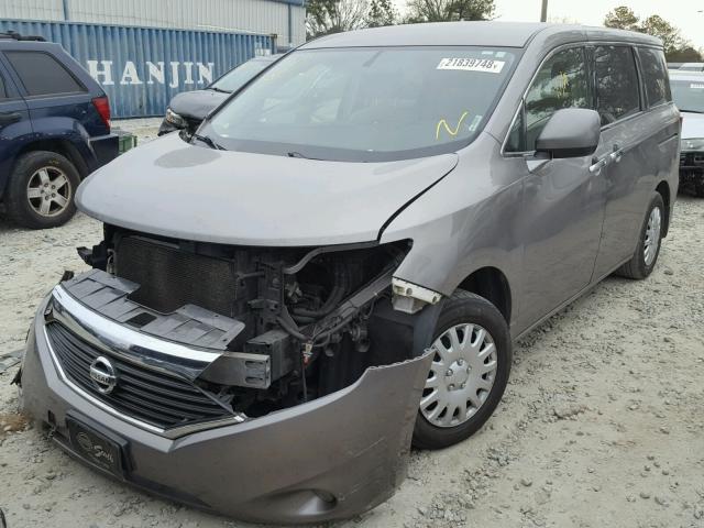 JN8AE2KP4C9046060 - 2012 NISSAN QUEST S GRAY photo 2