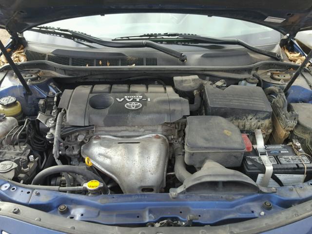 4T1BF3EKXAU560505 - 2010 TOYOTA CAMRY BASE BLUE photo 7