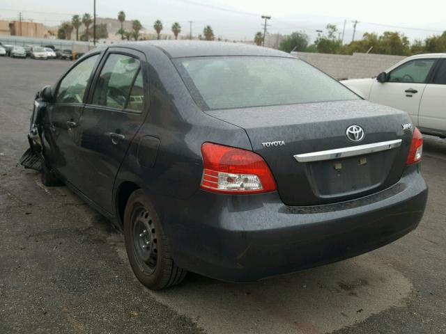 JTDBT4K33A4079060 - 2010 TOYOTA YARIS GRAY photo 3