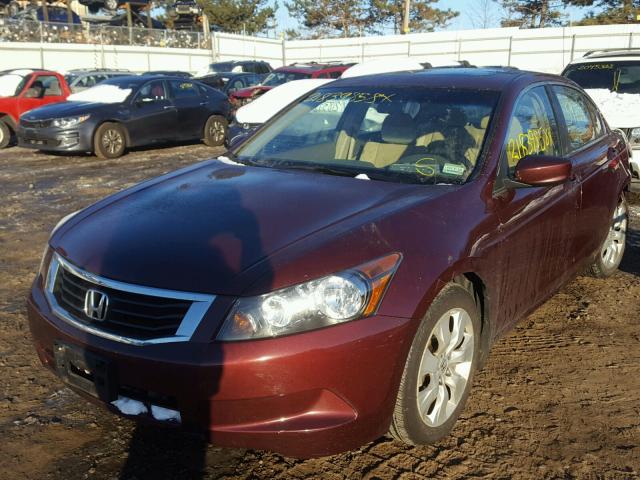 1HGCP26719A001837 - 2009 HONDA ACCORD EX BROWN photo 2