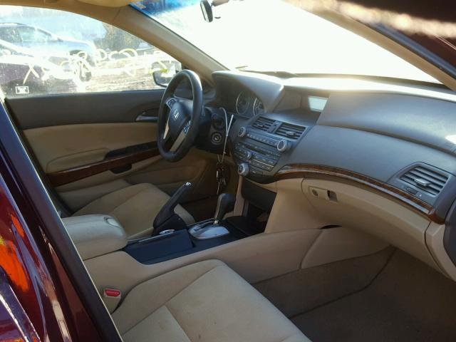 1HGCP26719A001837 - 2009 HONDA ACCORD EX BROWN photo 5