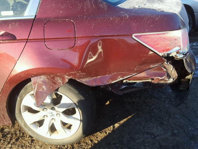 1HGCP26719A001837 - 2009 HONDA ACCORD EX BROWN photo 9