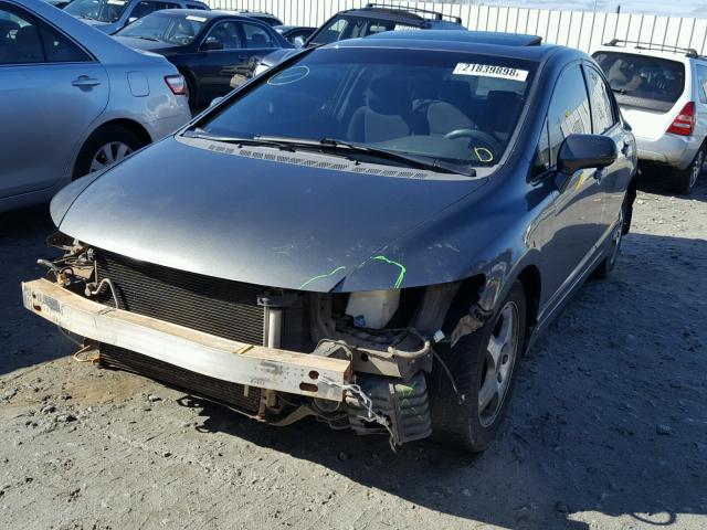 2HGFA16879H523200 - 2009 HONDA CIVIC EX GRAY photo 2