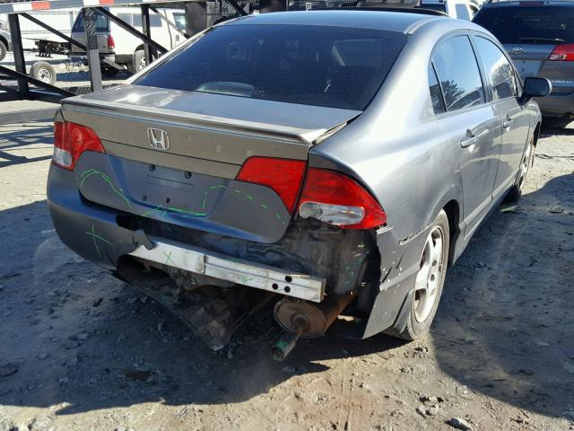 2HGFA16879H523200 - 2009 HONDA CIVIC EX GRAY photo 4