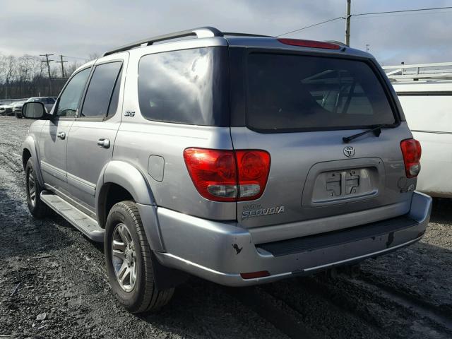 5TDZT34A46S267876 - 2006 TOYOTA SEQUOIA SR SILVER photo 3