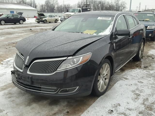 1LNHL9FT5FG602923 - 2015 LINCOLN MKS BLACK photo 2