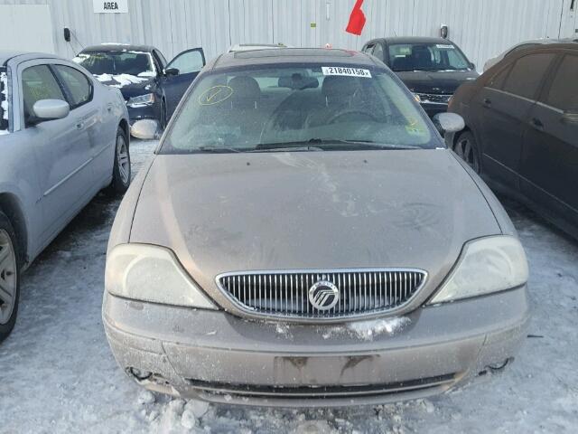 1MEHM55S44A617186 - 2004 MERCURY SABLE LS P TAN photo 9