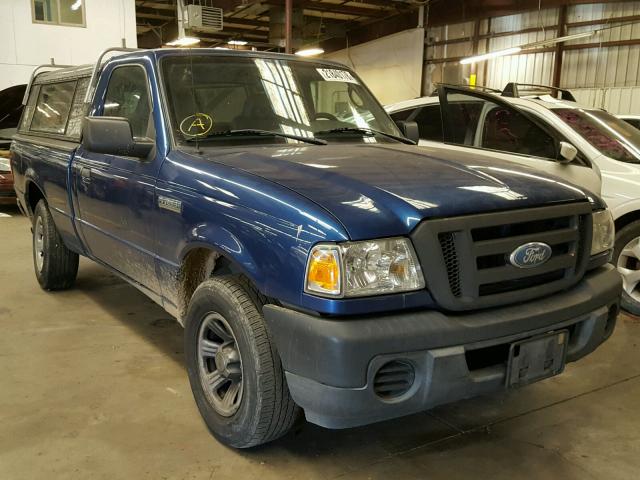 1FTYR10D49PA17986 - 2009 FORD RANGER BLUE photo 1