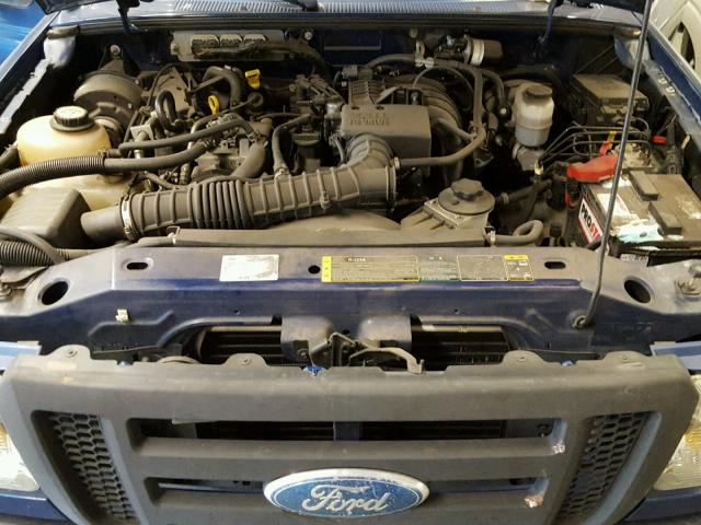 1FTYR10D49PA17986 - 2009 FORD RANGER BLUE photo 7