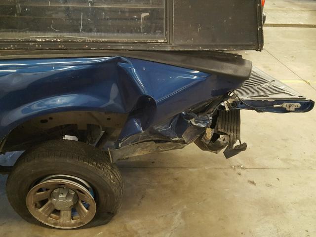 1FTYR10D49PA17986 - 2009 FORD RANGER BLUE photo 9