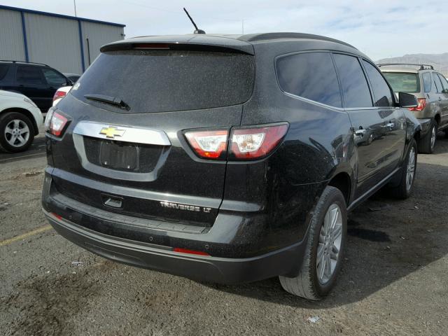 1GNKRGKD9FJ326672 - 2015 CHEVROLET TRAVERSE L BLACK photo 4