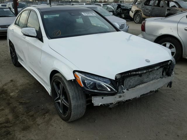 55SWF6EB1GU131583 - 2016 MERCEDES-BENZ C 450 4MAT WHITE photo 1