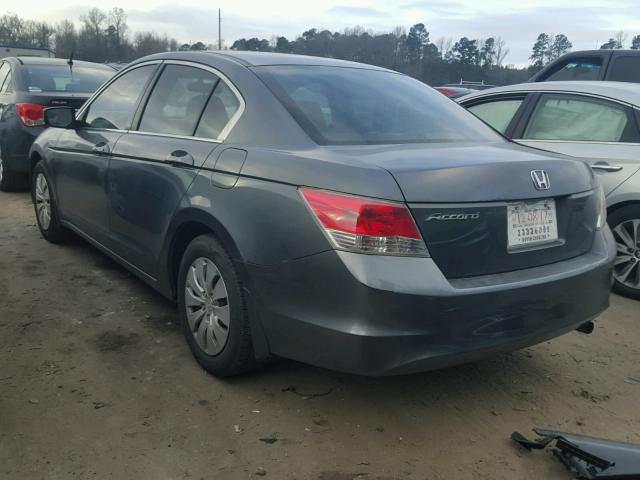 1HGCP2F35AA051447 - 2010 HONDA ACCORD LX GRAY photo 3