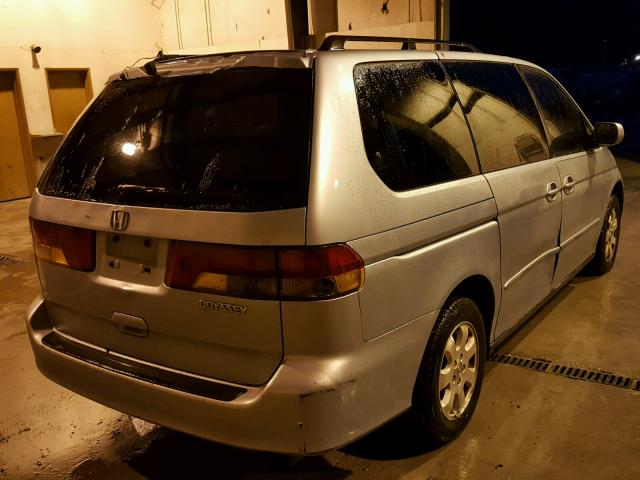 5FNRL18643B152768 - 2003 HONDA ODYSSEY EX SILVER photo 4