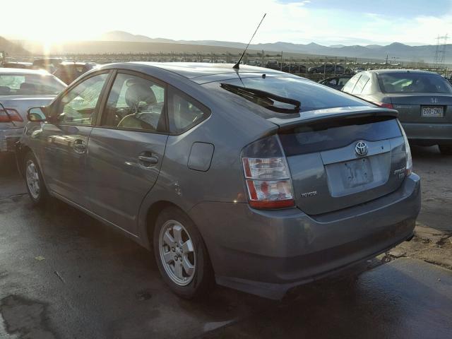 JTDKB20U953107779 - 2005 TOYOTA PRIUS GRAY photo 3