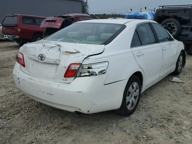 4T1BE46K19U818977 - 2009 TOYOTA CAMRY BASE WHITE photo 4