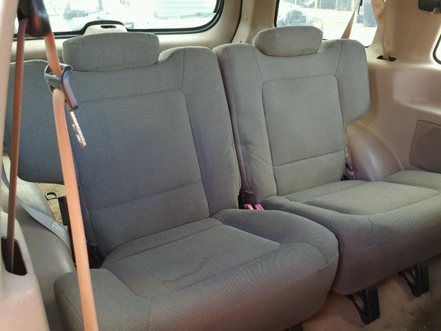 1FMYU60E01UC81602 - 2001 FORD EXPLORER S GOLD photo 6