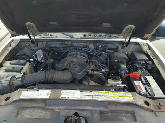 1FMYU60E01UC81602 - 2001 FORD EXPLORER S GOLD photo 7