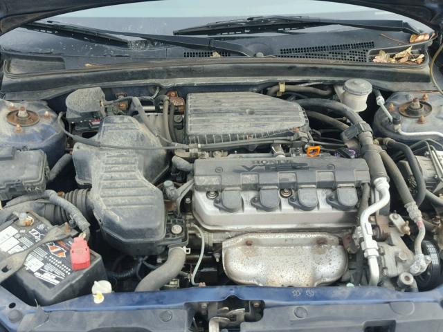1HGES267X1L059140 - 2001 HONDA CIVIC EX 蓝色 照片 7