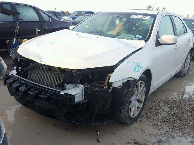 3FAHP0JA5CR232285 - 2012 FORD FUSION SEL WHITE photo 2