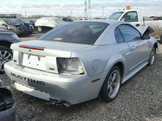 1FAFP42X01F230150 - 2001 FORD MUSTANG GT GRAY photo 4