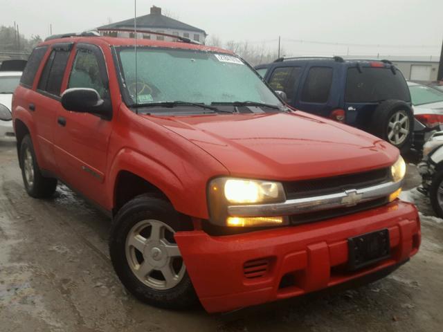 1GNDT13S822188339 - 2002 CHEVROLET TRAILBLAZE RED photo 1