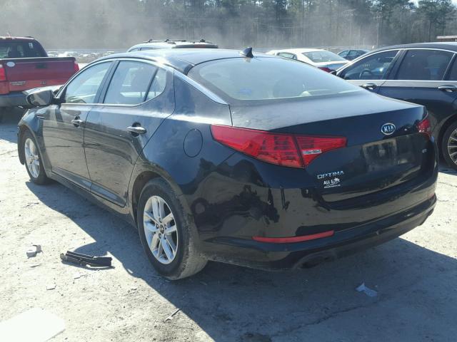 KNAGM4A71B5162874 - 2011 KIA OPTIMA LX BLACK photo 3