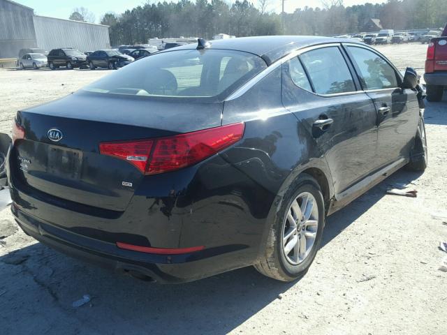 KNAGM4A71B5162874 - 2011 KIA OPTIMA LX BLACK photo 4