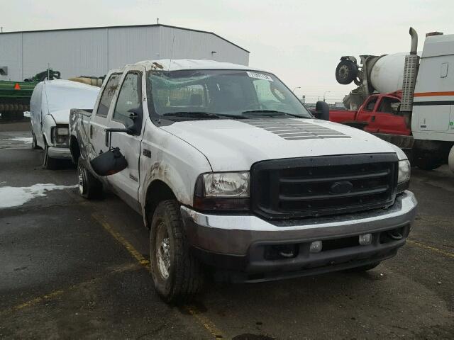 1FTSW31P14EB14537 - 2004 FORD F350 SRW S WHITE photo 1