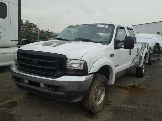 1FTSW31P14EB14537 - 2004 FORD F350 SRW S WHITE photo 2