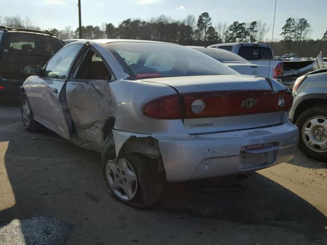 1G1JC12FX47278669 - 2004 CHEVROLET CAVALIER SILVER photo 3