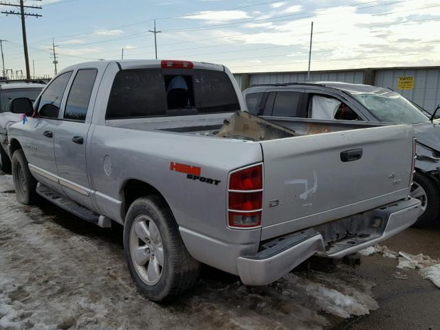 1D7HU18D74J257232 - 2004 DODGE RAM 1500 S SILVER photo 3