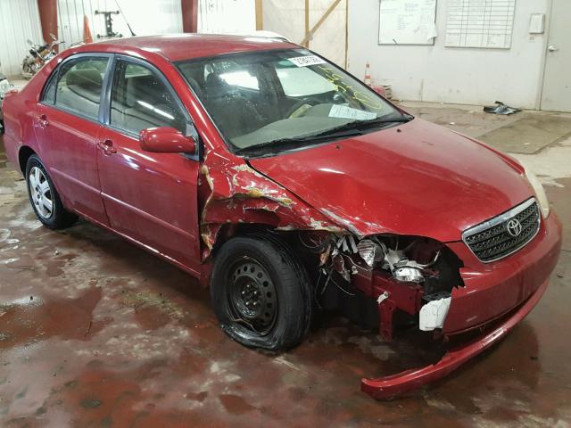 1NXBR30E66Z654543 - 2006 TOYOTA COROLLA CE RED photo 1