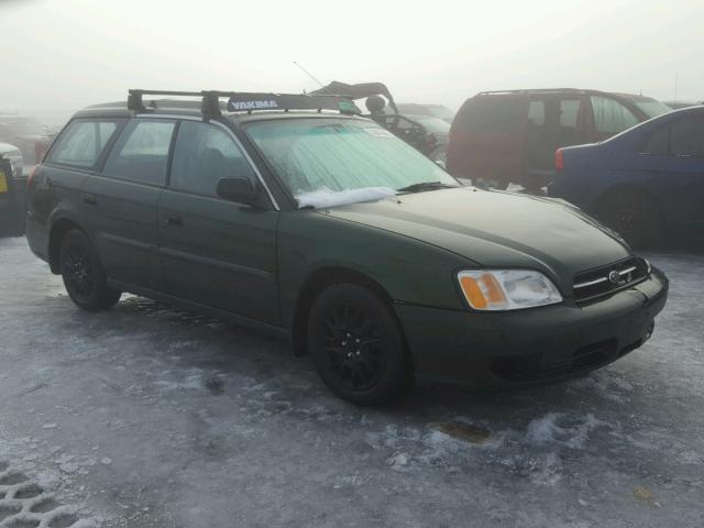 4S3BH6254Y7303265 - 2000 SUBARU LEGACY BRI GREEN photo 1