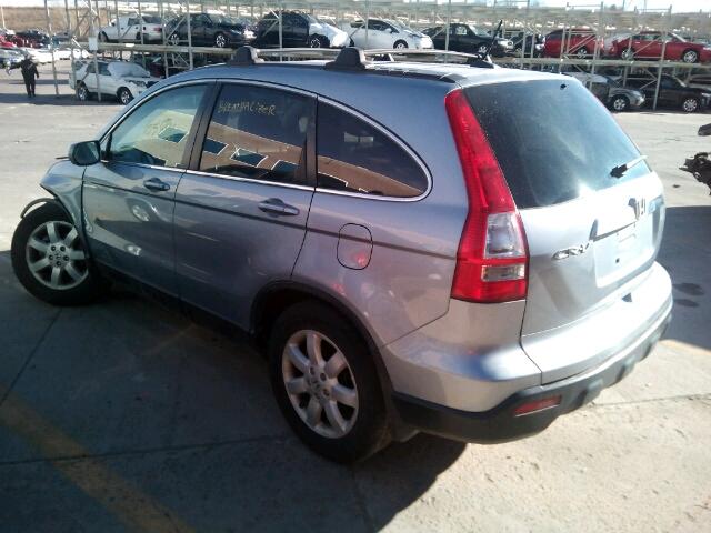 5J6RE387X9L018443 - 2009 HONDA CR-V EXL BLUE photo 3