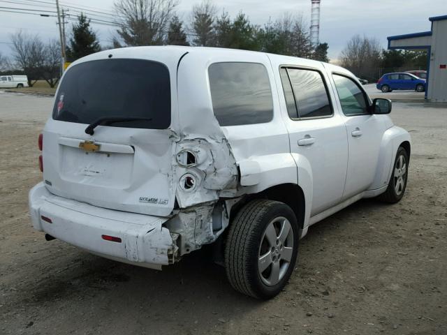 3GNCA13B69S546828 - 2009 CHEVROLET HHR LS WHITE photo 4