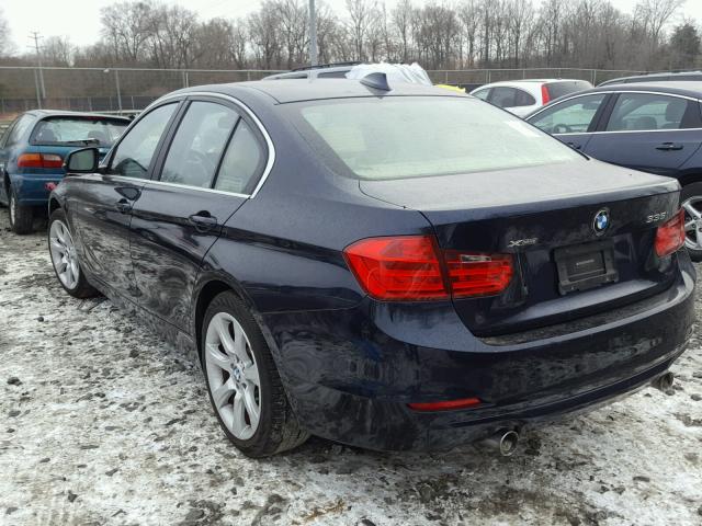 WBA3B9G5XFNR93450 - 2015 BMW 335 XI BLUE photo 3