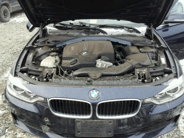 WBA3B9G5XFNR93450 - 2015 BMW 335 XI BLUE photo 7