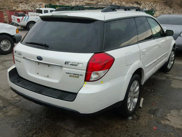 4S4BP66C797328394 - 2009 SUBARU OUTBACK 2. WHITE photo 4