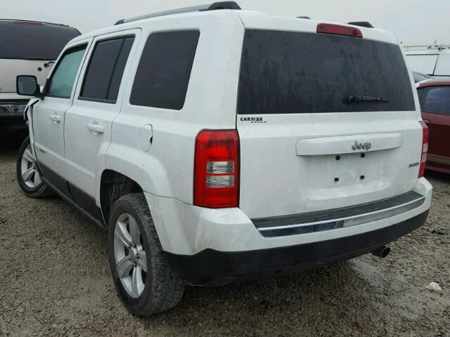 1C4NJPCB7ED843928 - 2014 JEEP PATRIOT LI WHITE photo 3