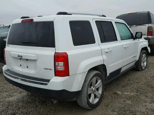 1C4NJPCB7ED843928 - 2014 JEEP PATRIOT LI WHITE photo 4