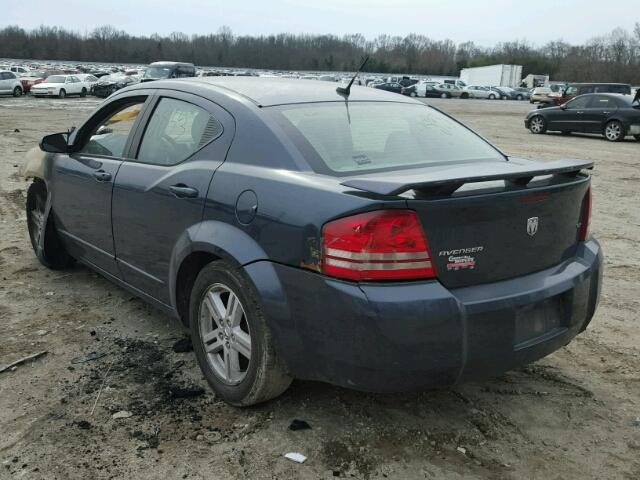 1B3LC56K08N682842 - 2008 DODGE AVENGER SX BLUE photo 3