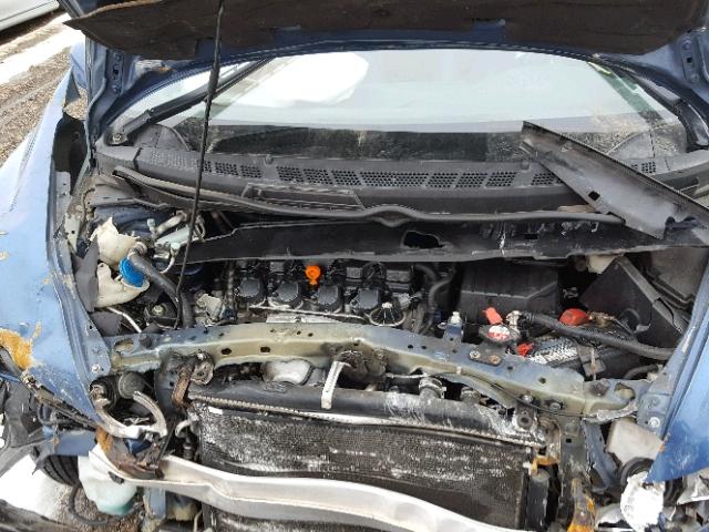 2HGFG1B99AH522759 - 2010 HONDA CIVIC EXL 蓝色 照片 7