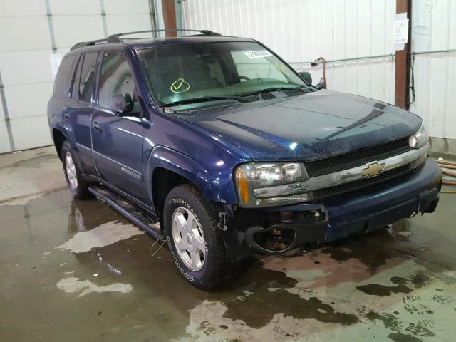 1GNDT13S032358744 - 2003 CHEVROLET TRAILBLAZE BLUE photo 1