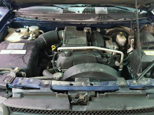 1GNDT13S032358744 - 2003 CHEVROLET TRAILBLAZE BLUE photo 7