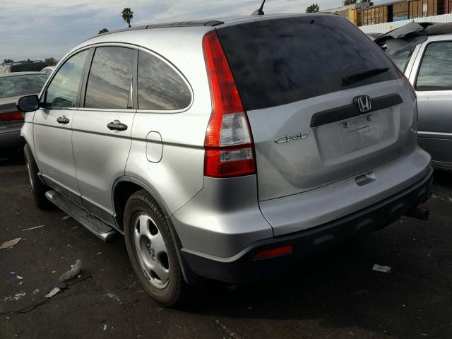 JHLRE383X9C003060 - 2009 HONDA CR-V LX SILVER photo 3