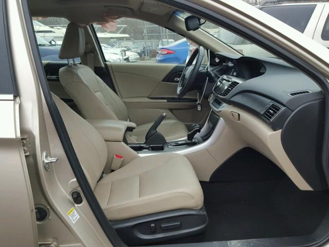 1HGCR3F82DA032368 - 2013 HONDA ACCORD EXL TAN photo 5