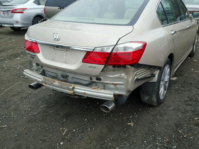 1HGCR3F82DA032368 - 2013 HONDA ACCORD EXL TAN photo 9