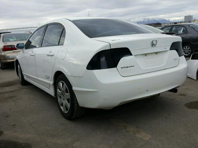 1HGFA16528L066383 - 2008 HONDA CIVIC LX WHITE photo 3